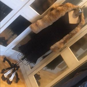 TADASHI Silk Soft Pleated Cocktail Dress